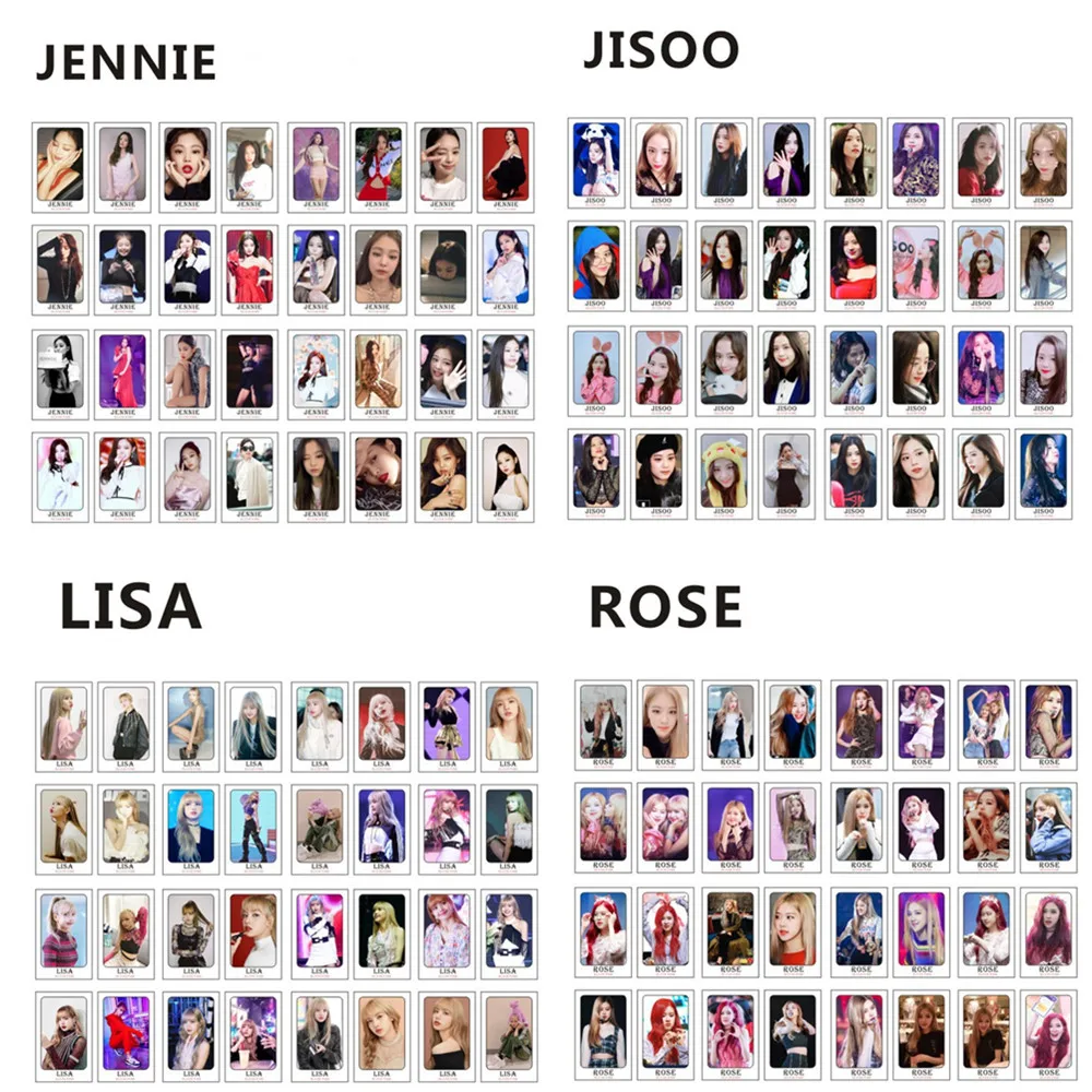 

32Pcs/set KPOP Blackpink Lomo Photo Card Paper Mini Cards Self Made Card Photocard JISOO JENNIE LISA WORLD TOUR YG277