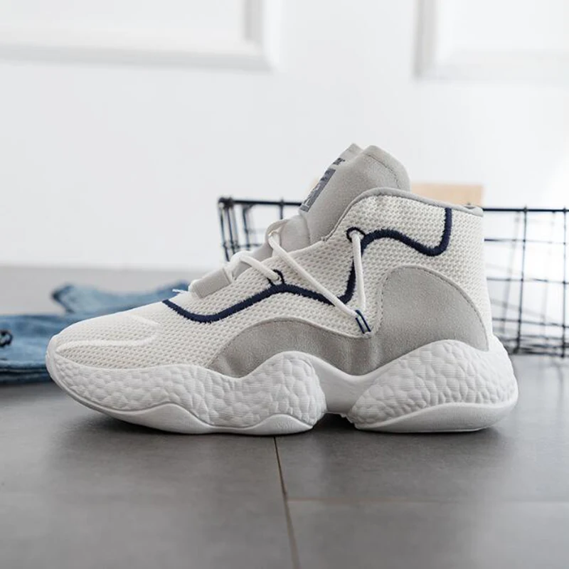 En slip Course Noir De Sneakers Maille Respirante blanc Automne Plein Chaussures Femmes Plat Sh298 gris Confort Lumière Non Printemps Air Marche vXdq1z1