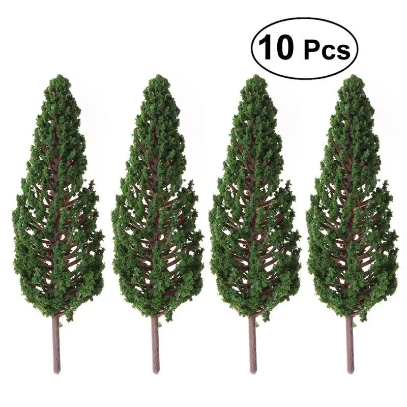 

10pcs Model Trees Park Street Diorama Scenery Layout Miniature Landscape Scenery