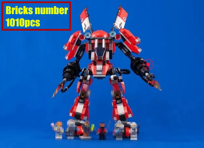 

Toys for children Ninja series Robot fit legoings ninjagoings figures robot technic city Building Blocks Bricks diy Toys 70615