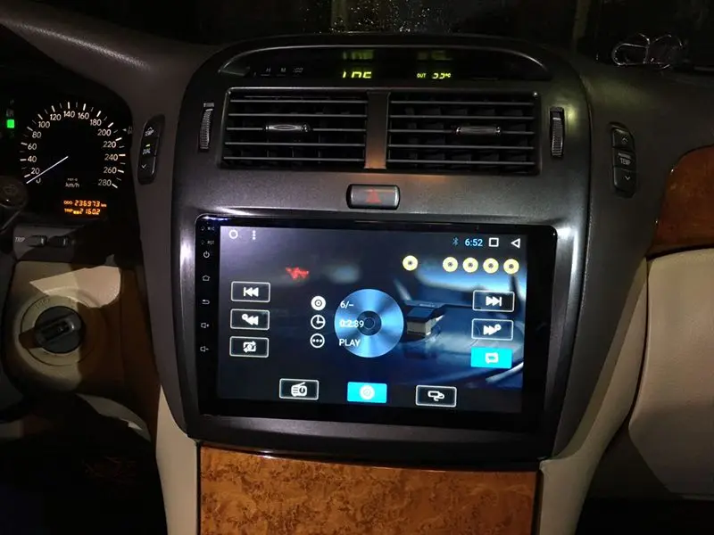 Perfect Android 8.1 Car Multimedia Player For Lexus LS430 9 inch Ram 2G Rom 32G GSP Multimedia Stereo Auto Radio Unit Player 2