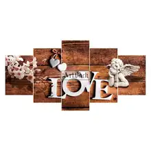 

5D Diamond Painting LOVE Home Decor Multi-Picture 5pcs Full Square & Round Drill Diamond Embroidery
