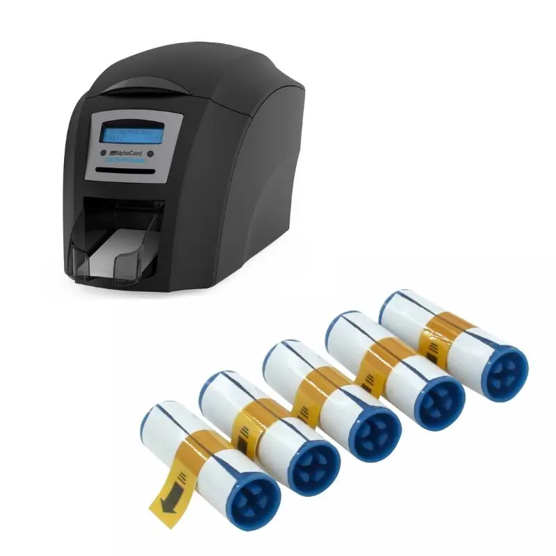 

Alphacard Printer Cleaning Kit Compatible with COMPASS Printer Model (Cleaning Rollers)