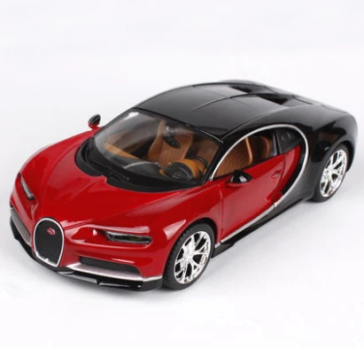 Высокое качество Maisto 1:24 Масштаб Bugatti Chiron литья под давлением сплав модель автомобиля игрушка для детей игрушки подарки на день рождения Коллекция - Цвет: Red