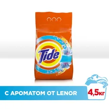 Стиральный порошок Tide Автомат 2в1 Lenor эффект 30 стирок 4,5 кг