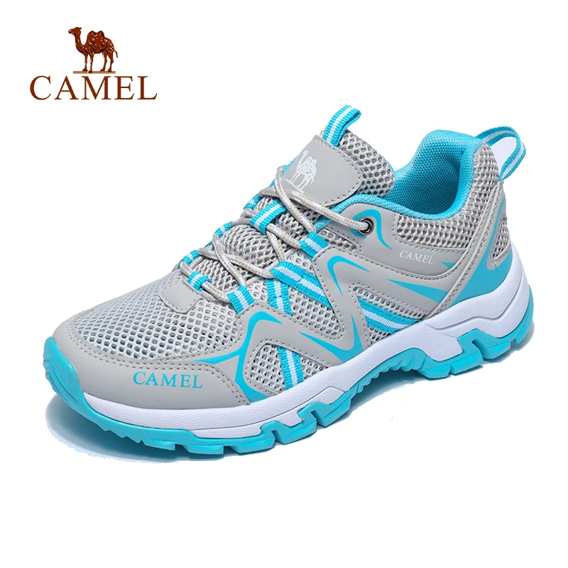 

CAMEL Women Outdoor Hiking Shoes Mesh Breathable Non-slip Anti-impact Travel Trekking Hiking Trail Shoes