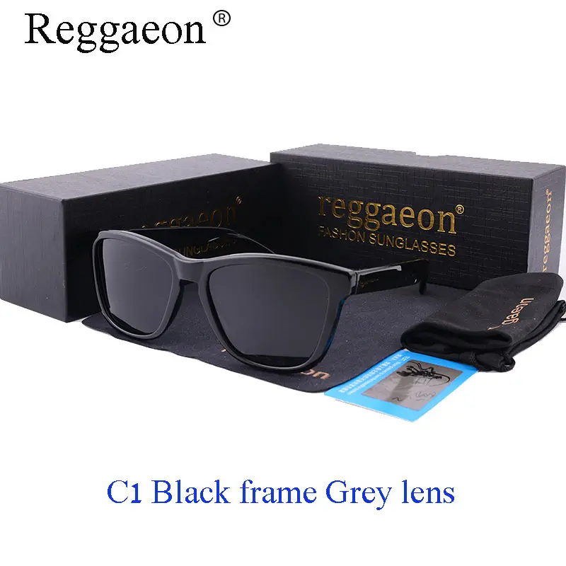 Reggaeon высокое качество градиент Рамки Солнцезащитные очки для женщин поляризационные Для мужчин Вождение Спорт Для женщин Очки Óculos De Sol цвет зеленый, синий Цвет объектива