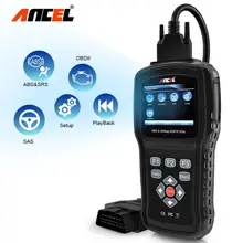 Ancel AD610 OBD2 Diagnostic Scanner Auto OBD Diagnostic Tool Airbag ABS SAS Code Scanner Multi Language