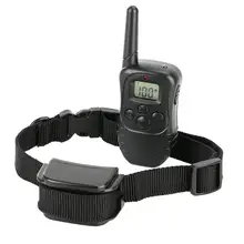 

Rechargeable Waterproof Remote Control Pet Training Tool LCD Shock Vibrate Dog Training Electric Collar With US Plug