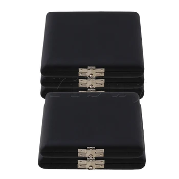 

Yibuy 5pcs 9.2x7.8cm Black PU Leather Oboe Reed Case Holder for 6 Reeds