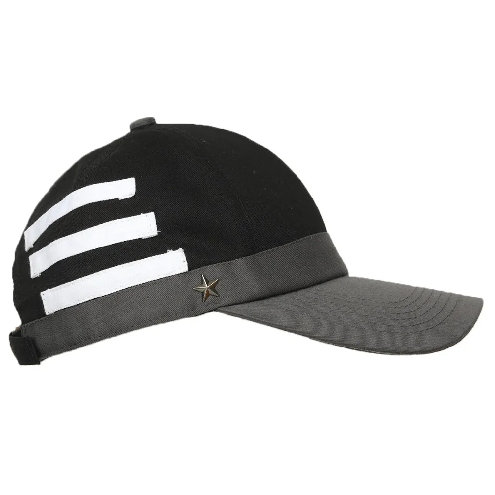 XCOSER Danganronpa V3 Saihara Shuichi Hat Cosplay Accessory Black With Dark Grey Cotton Hat Christmas Gift For Unisex image 4