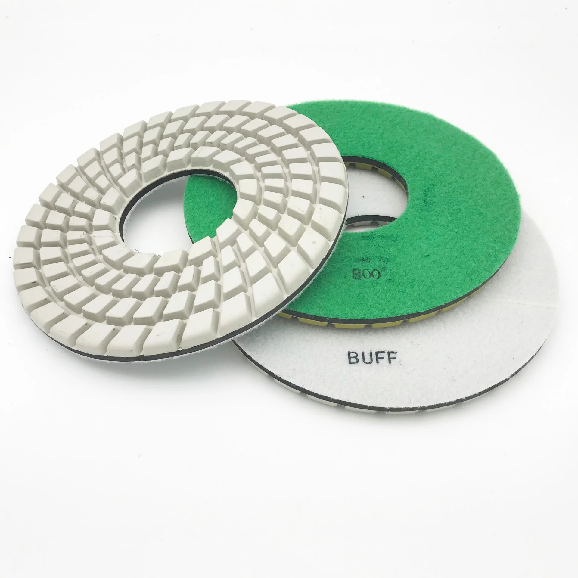

10mm Thickness 230mm Wet dry Diamond Polishing Pad for Concrete Cement Terrazzo stone
