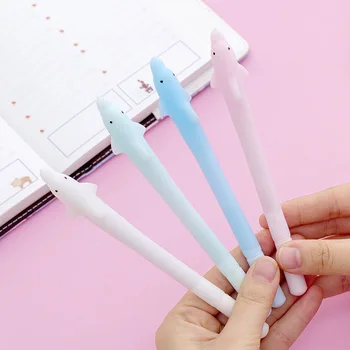 

36pc/lot cute Dolphin Gel ink pen/creative cartoon animal student office water pen / signature pen/children gift