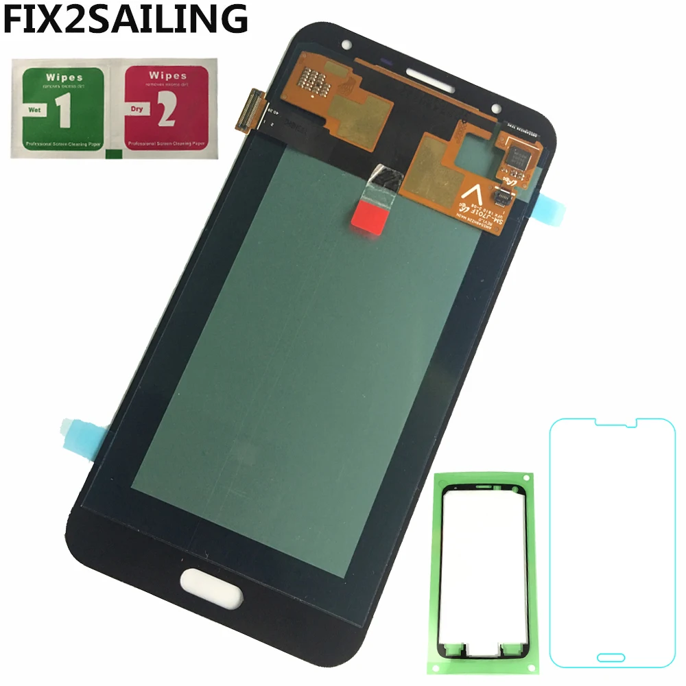 

Sensor LCDs For Samsung Galaxy J7 neo J701 J701F J701M J701MT AMOLED Phone LCD Screen Display With Touch Digitizer Replacement