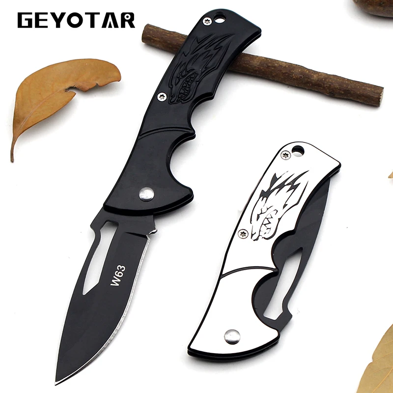 

New Arrival Survival Knife Mini Portable Key Fold Camping Tactical Folding Pocket Ring Outdoor Tools Hunting Edc Stainless 2017