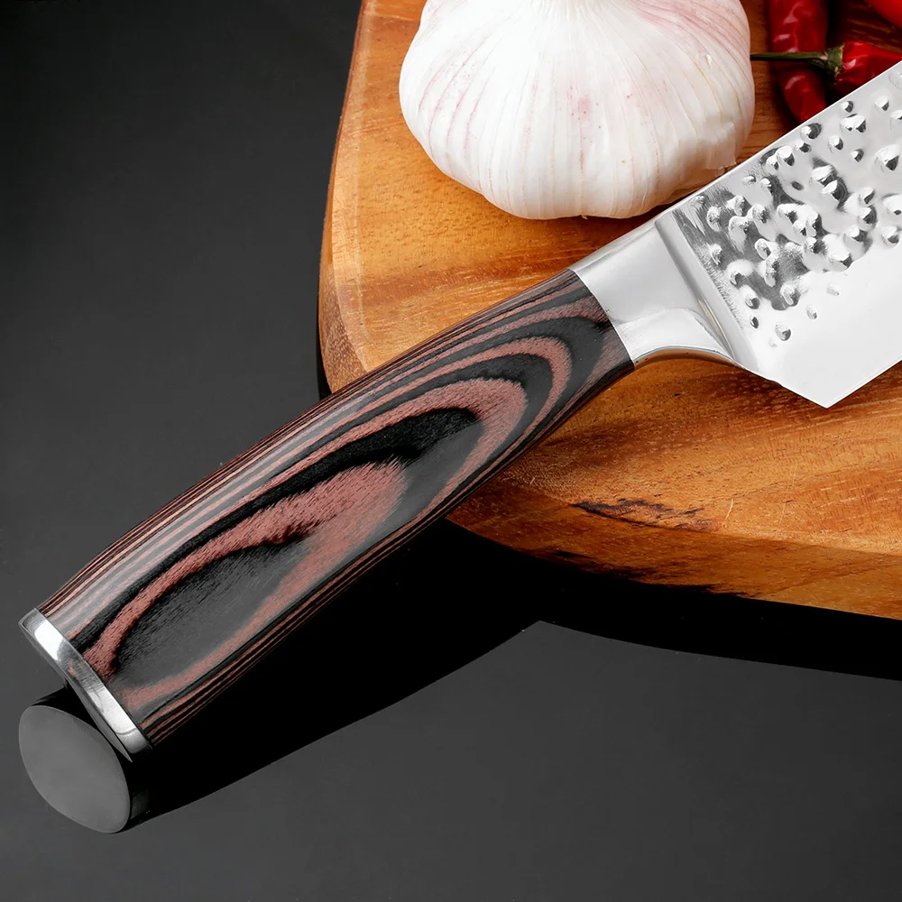 XITUO 8 дюймов кованые зеркальные стальные шеф-поварские ножи из нержавеющей стали Профессиональные Кухонные ножи для столовой и бара домашние ножи для чистки очень острые
