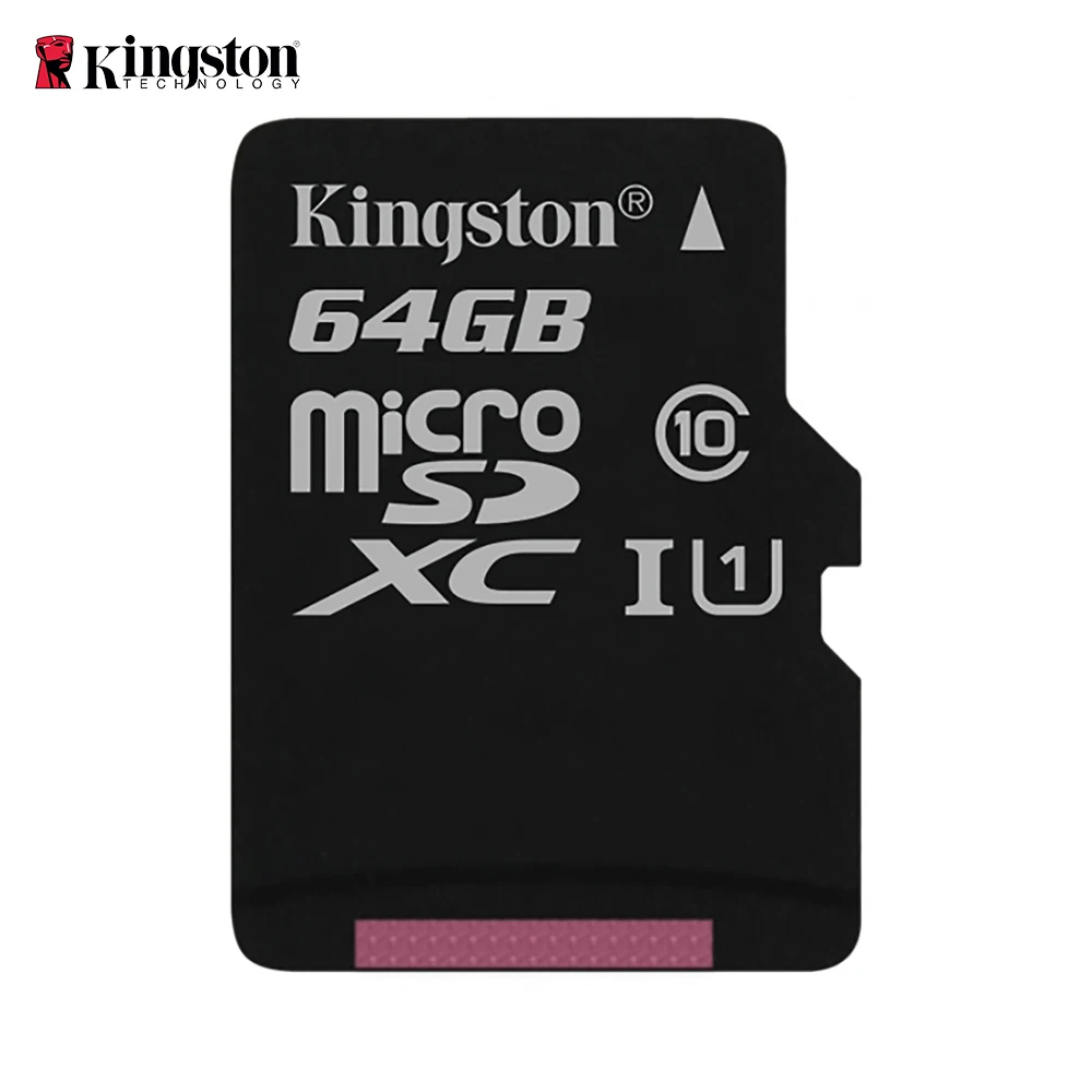 Kingston технология холст реагировать 64 Гб microSDXC карты памяти Class 10 UHS-I Trans Flash 80 МБ/с./с. Micro sd