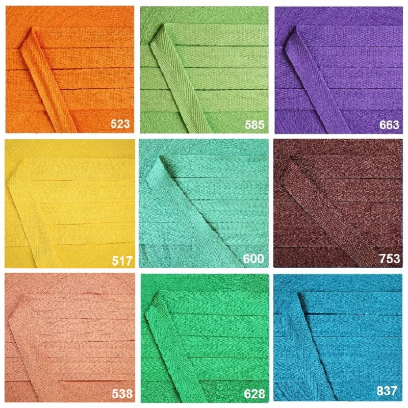 twilled ribbons 20 mm