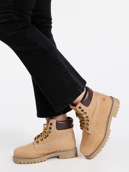 

Boots genuine leather-Plain