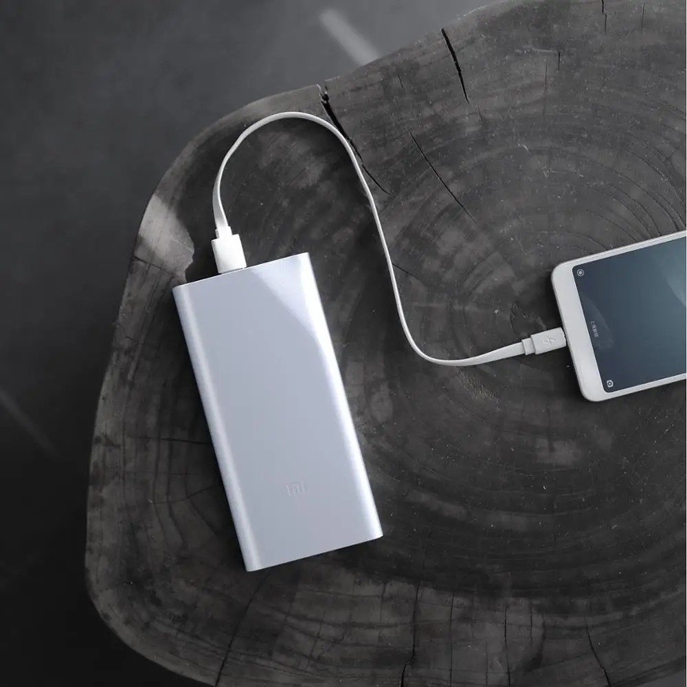  Xiaomi 10000 mAh Mi Power Bank 2S Dual USB Output fast charge two-way in lithium polymer Battery li
