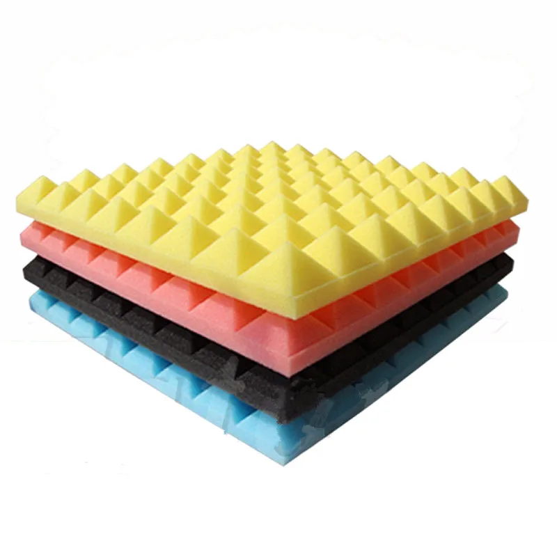 

50x50x2cm Musical Acoustic Soundproof Sound Stop Absorption Pyramid Studio Foam Eggs Absorbing Sponge Drum Room Accessories