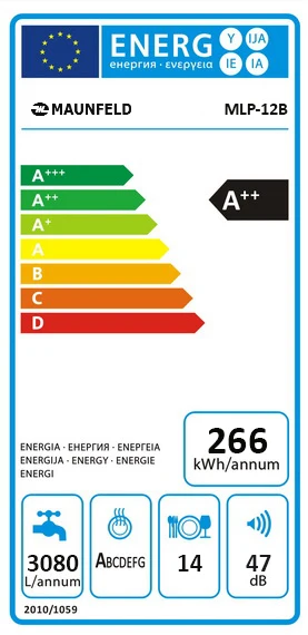 Посудомоечная машина MAUNFELD MLP 12B