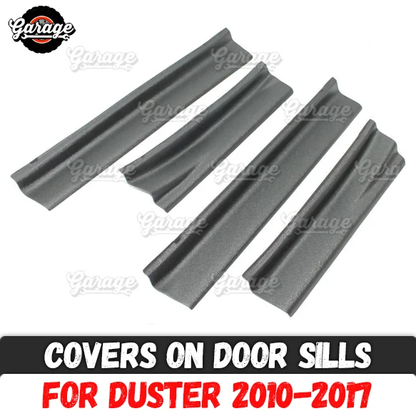 

Guard covers on door sills for Renault / Dacia Duster 2010-2017 ABS plastic 1 set / 4 pieces accessories interior molding car