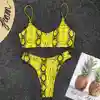 Varleinsar Leopard - Snake Skin Print Bikini 14