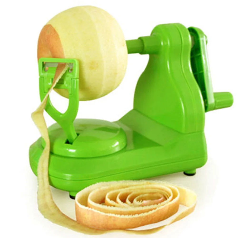 

Practical Apple Peeler Fruit Peeler Slicing Machine Plastic Apple Fruit Machine Peeled Tool Creative Home Kitchen