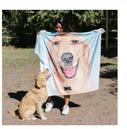 

print on demand, dropshipping Custom design, flannel blanket,knee warm blanket