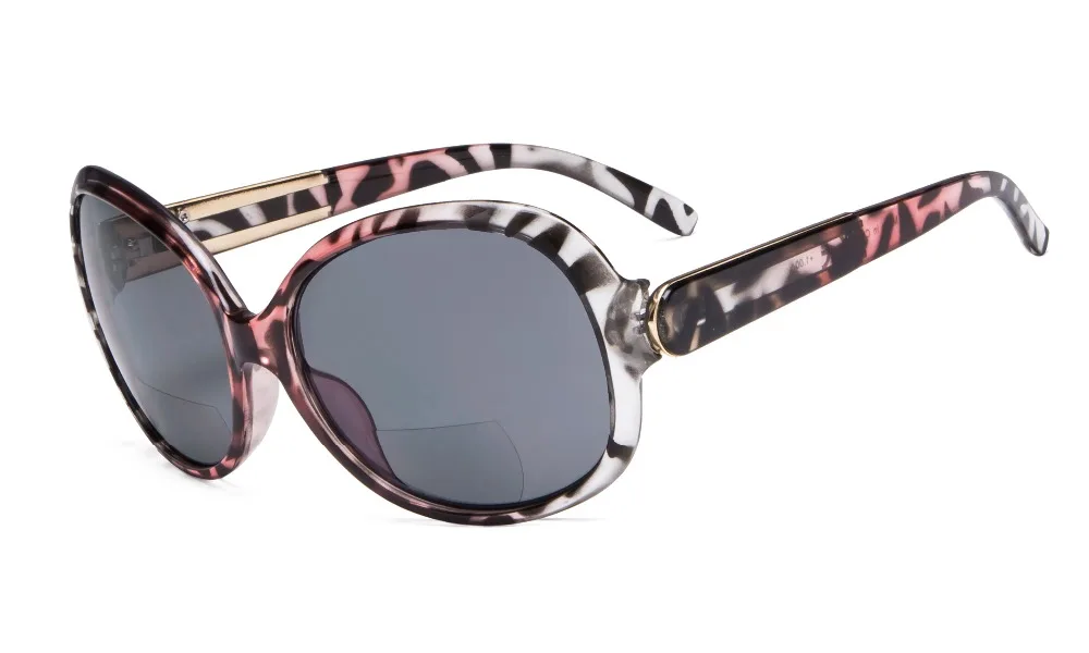 S055-Bifocal, очки, бифокальные Солнцезащитные очки для женщин, солнцезащитные очки для чтения, большие размеры