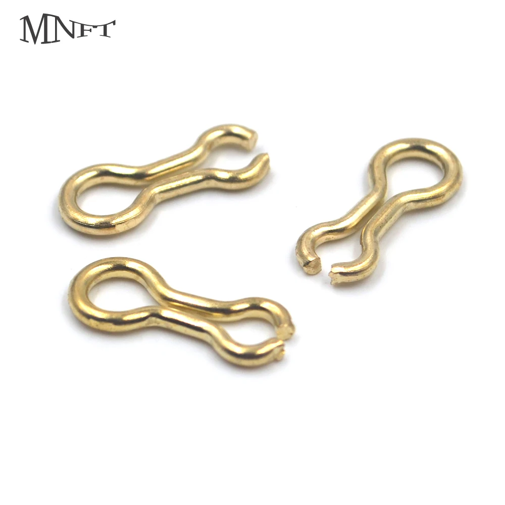 

MNFT 30Pcs Plumbs Fishing Snaps Connector Tackle Accessories Fishing Swivels Fast Link Mould Loops Home Lead Making Inserts
