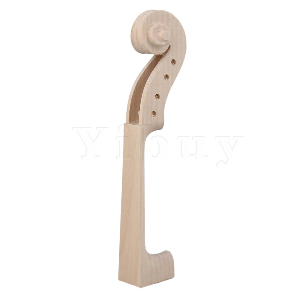 Yibuy 4/4 полноразмерная шея для скрипки ручной работы Клен деревянная скрипка