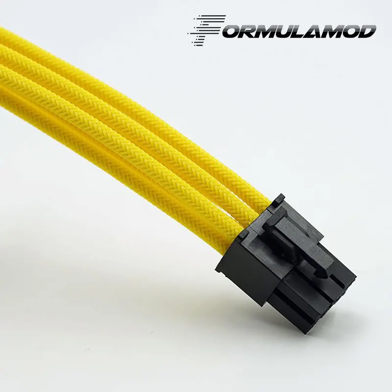 FormulaMod Fm-PCI6P-A, PCI-E 6Pin GPU удлинитель питания, материнская плата 18AWG 6Pin многоцветный соответствующий удлинитель