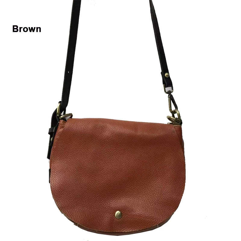 Nuleez женская сумка через плечо из натуральной кожи, сумка-седло, винтажная сумка в стиле полумесяца, Китай,, стиль