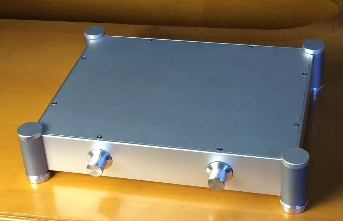 BZ4307D полностью алюминиевый корпус усилителя звука DIY HIFI корпус усилителя вакуумный ламповый усилитель корпус Чехол 430 мм* 84 мм* 342 мм