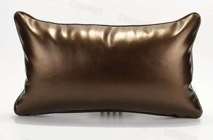 55x55 см, европейский стиль, однотонный, 4 цвета, квадратный чехол для подушки из искусственной кожи, чехол для подушки, декоративная подушка для дивана, чехол для подушки