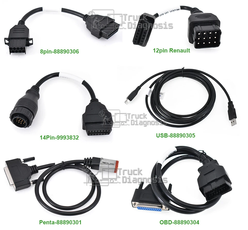 Для Volvo Vocom 88890300 для volvo vcads интерфейс renault UD Mack грузовик экскаватор строительный