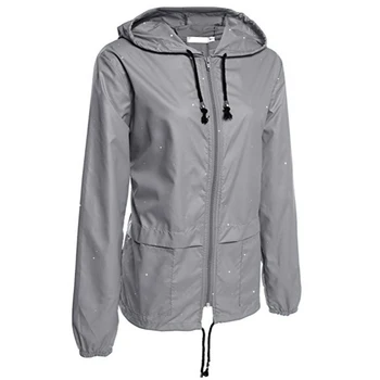 

Womens Rainwear Hooded Packable Lightweight Jacket Outfit