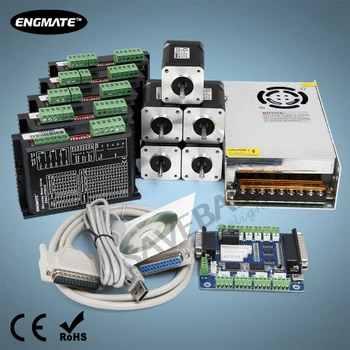 

5 Axis Controller Kit Nema17 97oz-in Stepper Motor & ENGMATE Stepper Driver