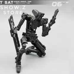 [Show. Z] MechFansToys мех вентиляторы игрушки MFT SAT06B SAT-06B E-Box полицейская команда стиль меньшинств Черный версия трансформации Действие рис