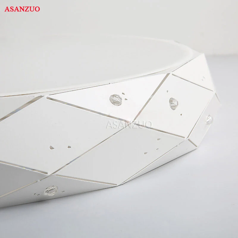 Круглый поверхностный монтаж минимализм современные светодиодные потолочные лампы для гостиной Кабинета спальни белый AC85-265V потолочный светильник