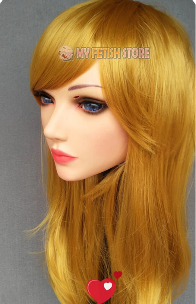 (Sha 02) Женская милая полимерная полуголовная маска кигуруми с глазками BJD Косплей