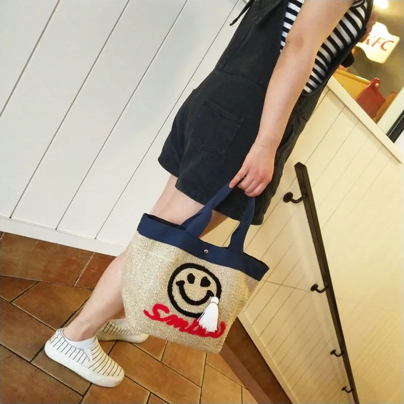 Women Tassel Handbag Bohemian Summer Beach Female Straw Bags High Quality Lady Weave Shoulder Bag Casuel Knitted Tote SS3071 (12)