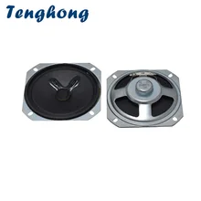 Tenghong 2 шт. 3-дюймовая портативная аудио колонка 8 Ом 3 Вт СЧ бас-гудок динамик квадратный ультра-тонкий Средний НЧ динамик DIY
