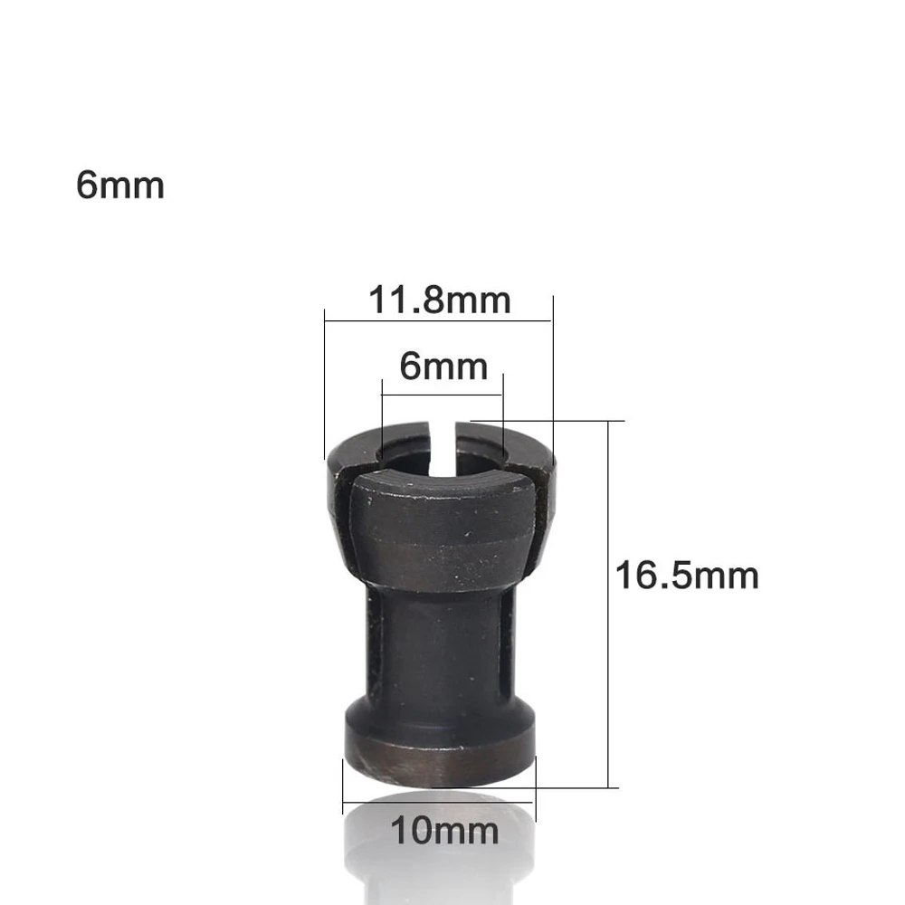 Цанговый патрон адаптер гравировальный обрезной станок электрический маршрутизатор 6,35 мм/8 мм/6 мм