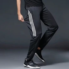 Новинка, спортивные мужские штаны для тренировок, спортивные штаны для бега с карманами на молнии, спортивные штаны для футбола, Мужские штаны для бега, спортзала