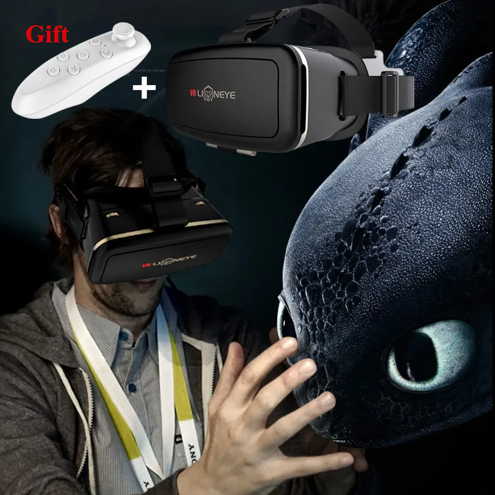 Очки виртуальной реальности 3D очки VR гарнитура коробка смартфон игровые