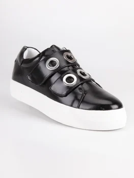 

Platform sneakers with tear