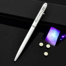 1 шт. волшебный светодиодный УФ-светильник, креативная шариковая ручка с невидимыми чернилами, секретный SpyPen, новинка, товар для подарков, школьные офисные принадлежности